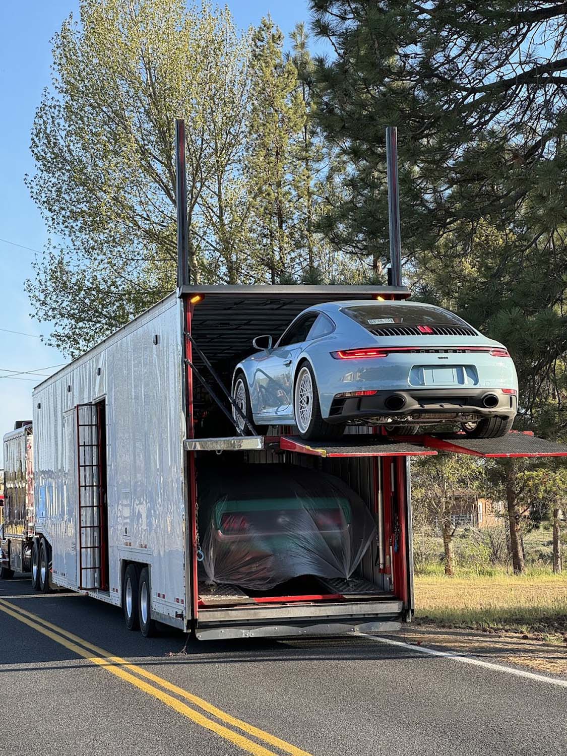 Vehicle loaded on a Sheik carrier